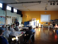 Ron presenting the Treasurer's Report
