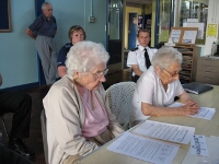Some of our regulars listening to Ron carefully